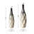Modern Two-Tone Colour  With Geometric Faceted Ceramic Table Vases