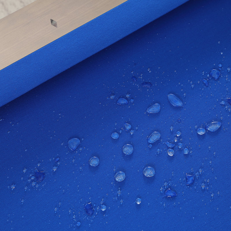 Table de billard sans ardoise ModArt, Bleu royal résistant à l'eau, 8 pi, Bois de frêne noir