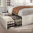 Upholstered Bed Frame With Headboard And Led Lights, Storage Bed With 4  Drawers And Open Shelves, Led Bed With Charging Station-756121794-756121853