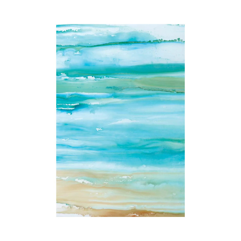 Coastal Abstract II by Carol Robinson - Wrapped Canvas Painting, 30.48 cm H x 45.72 cm W