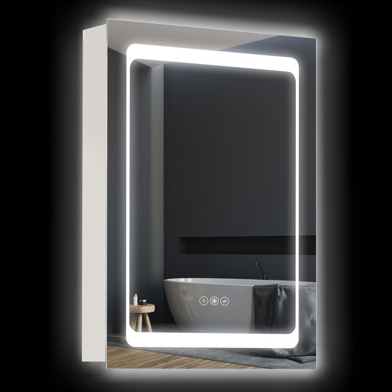 Pharmacie à DEL avec miroir