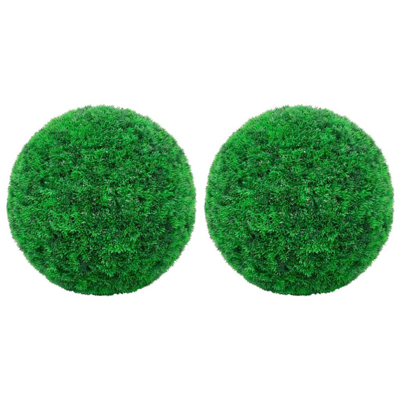 Boule de topiaire artificielle Buis artificiel, H 17,72 po x l 17,72 po x P 17,72 po