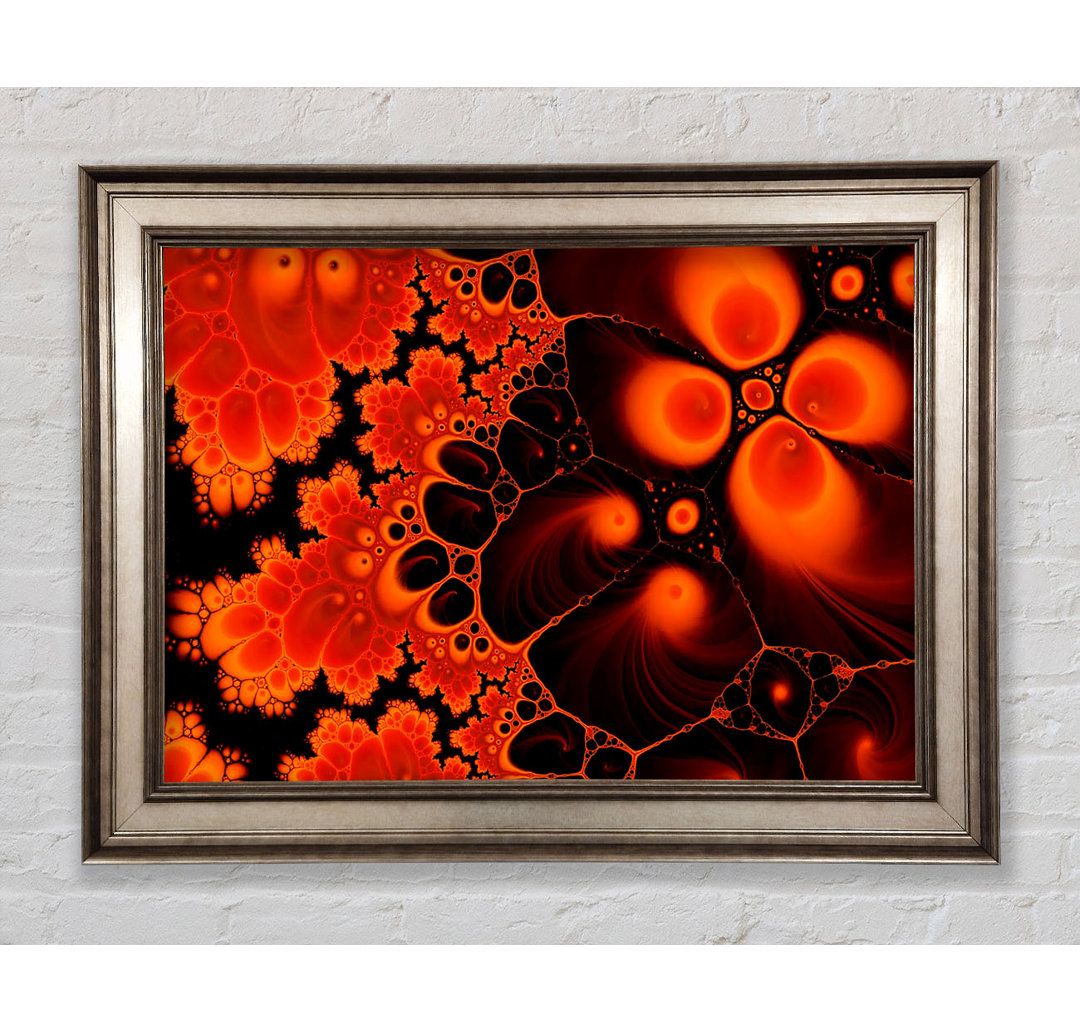 Hydrolysis Dream Red Orange - Einzelner Bilderrahmen Kunstdrucke