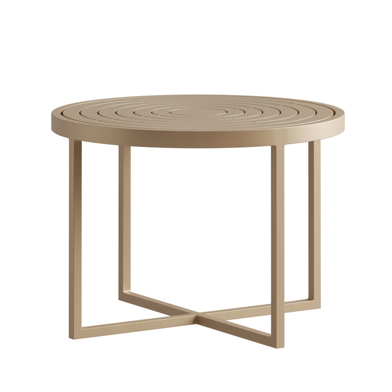 Round Dining Table, Almond Bark