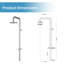 Douche d'extérieur 63 po H 63 po-126939120