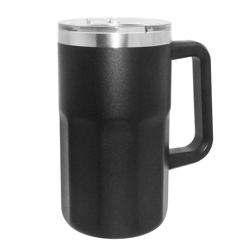 Chope à bière isolée 27 oz - noire