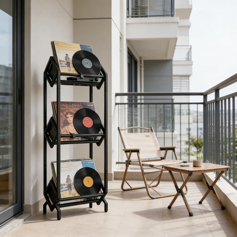 Étagère de rangement en vinyle pour disque vinyle