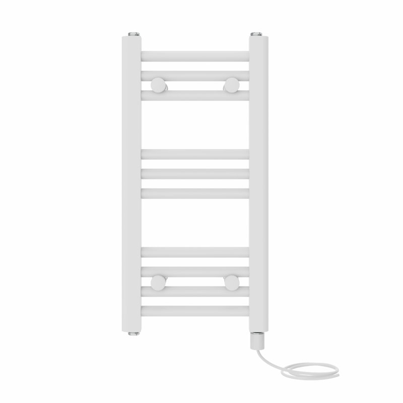 Straight Towel Rail Heated Towel Rails, 60cm H x 30cm W x 3cm D, White