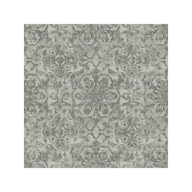 Elegance 10m x 53cm Metallic Wallpaper Roll, Grey