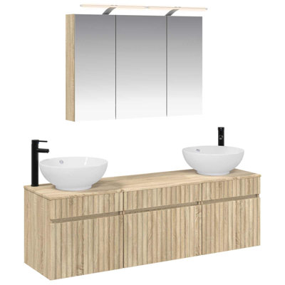 Vanity & Mirror Set