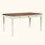 Ensemble de table de salle à manger en bois Mid-Century 6 pièces, ensemble de table de cuisine avec tiroir, chaises rembourrées et banc-2061564512