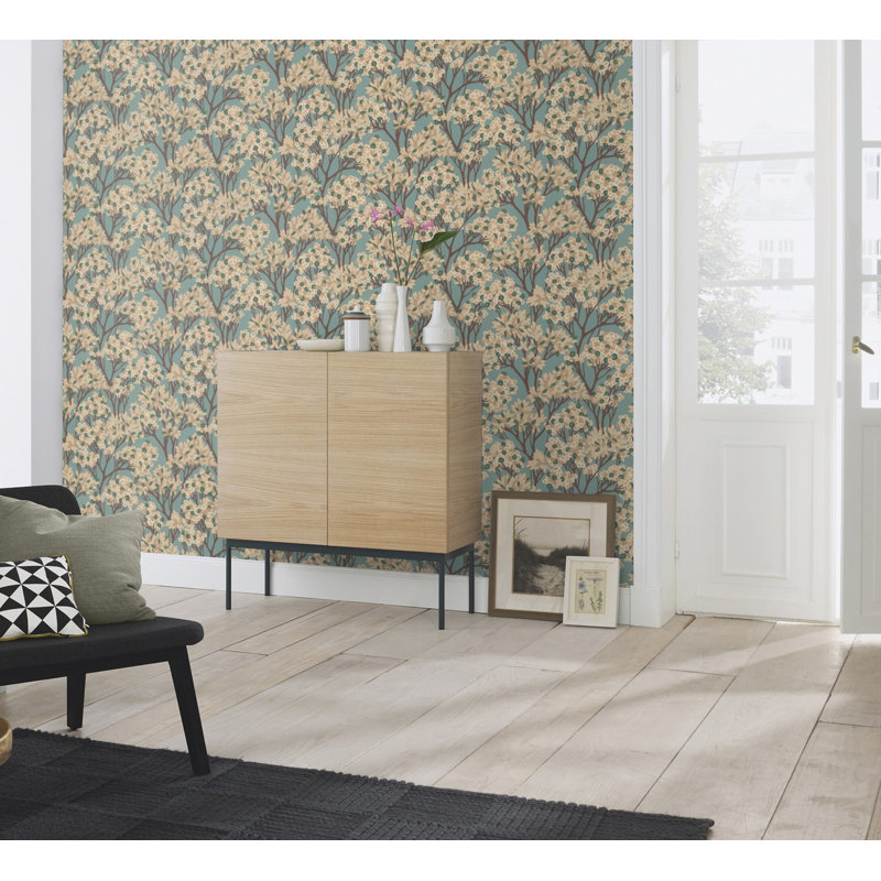 Papier peint Stickley Tree, Bleu