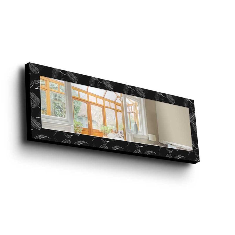 Miroir pleine grandeur modern Mudoch, Feuille botanique