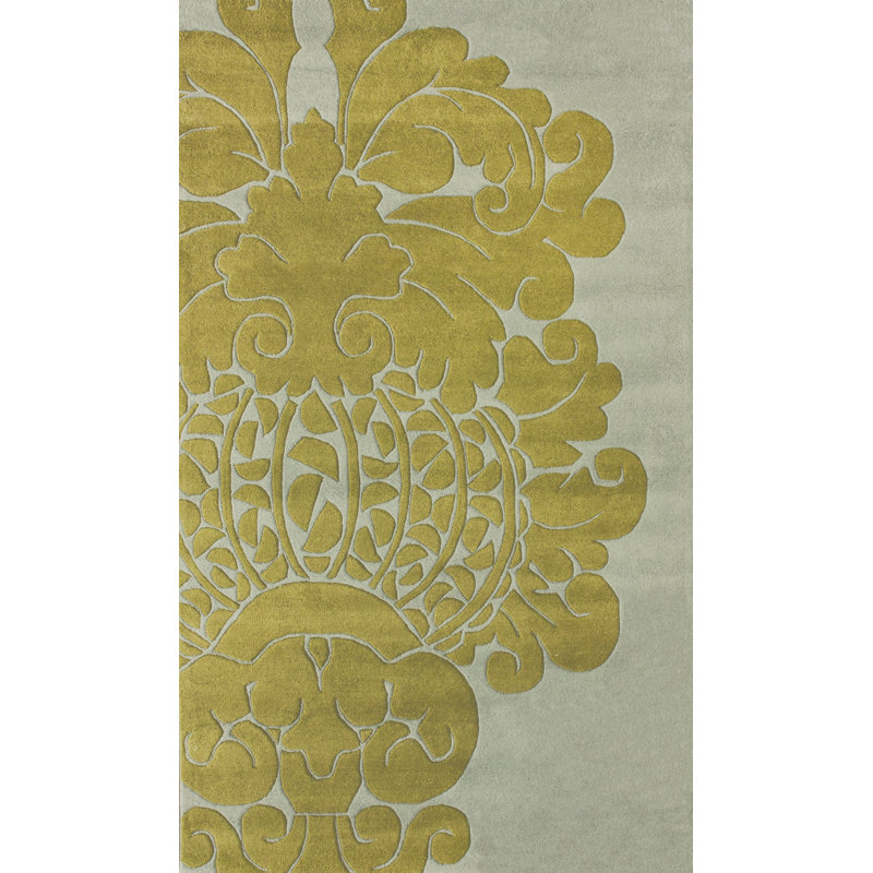 Ilhan Wool Floral Indoor Rug, Rectangle 8'3" x 11'