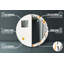 Huldar Glass Flat Wall Mirror