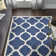 Ammundsen Geometric Navy/Beige Area Rug