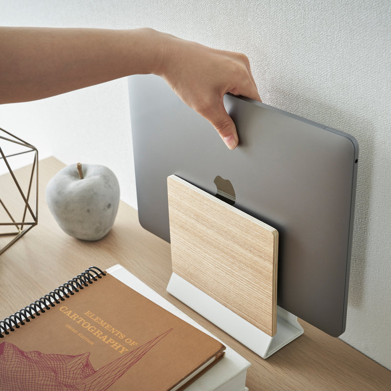 Ash and Steel Slim Desktop Laptop Stand
