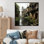 Reproduction d'art graphique sur toile