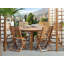 Rosso Foldable Outdoor Patio Dining Side Chair with Cushion