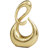 Layleen Aluminum Metal Swirl Abstract Decorative Sculpture-275566357-275566356