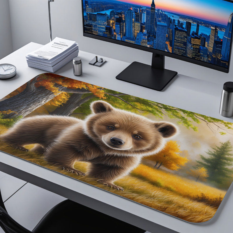 Polyester Desk Pad, 23.6x13.8