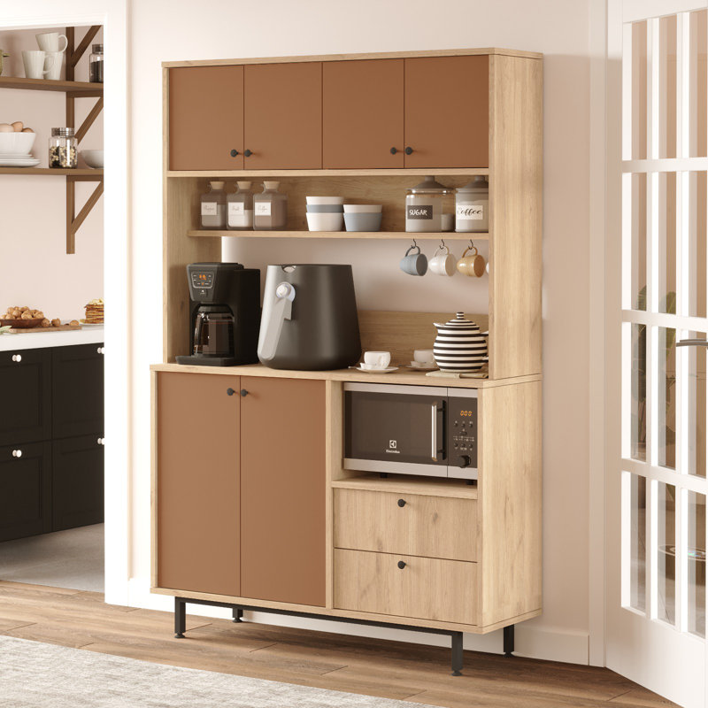 Armoire polyvalente Colesen, Brun / Beige