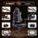 Danetta Big and Tall PU Leather Wide Back Ergonomic Gaming Chair with Retractable Footrest