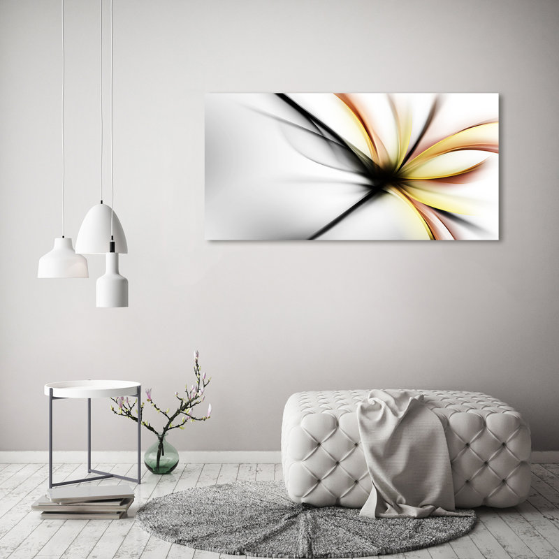 Flower Abstraction - No Frame Print on Canvas