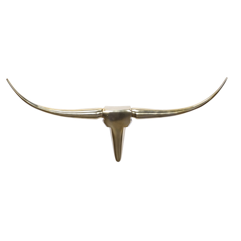 Amstyle, Skyport Wall Décor, Gold, 40 cm H x 100 cm W x 5 cm D