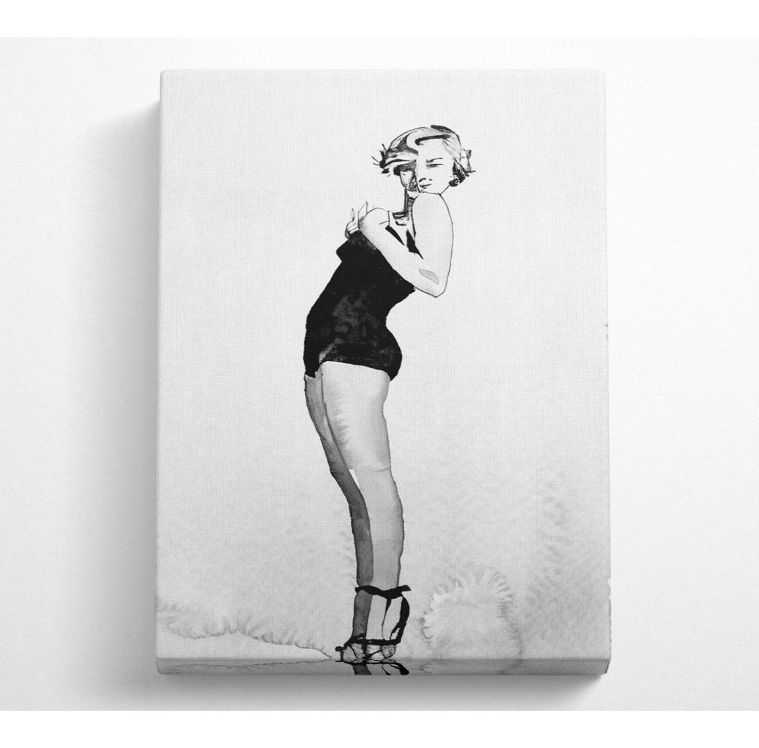 Marilyn Monroe Badesuite - Leinwanddrucke im Wrapping