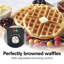 Hamilton Beach Belgian Waffle Maker with PFAS-Free Non-Stick Coated Plates