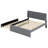 Upholstered Panel Bed-2051764715