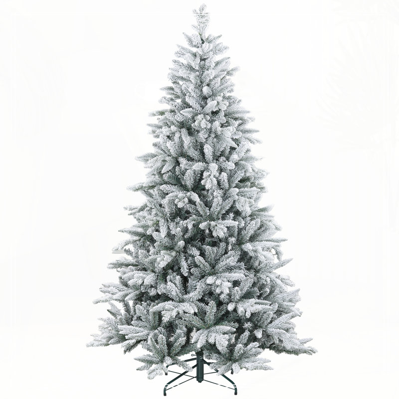 Arbre de Noël artificiel enneigé 7 pi, H 6,9 pi