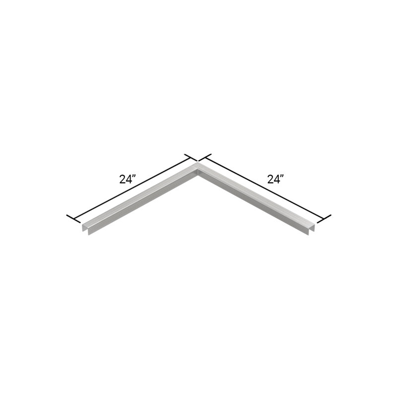 0603781143A646E086240032CFE43BAF Raccord à bouchon supérieur - Coude à 90 degrés pour CR1BS228 - Acier inoxydable brossé