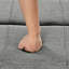 Lit simple escamotable avec repose-pieds et matelas-542387949