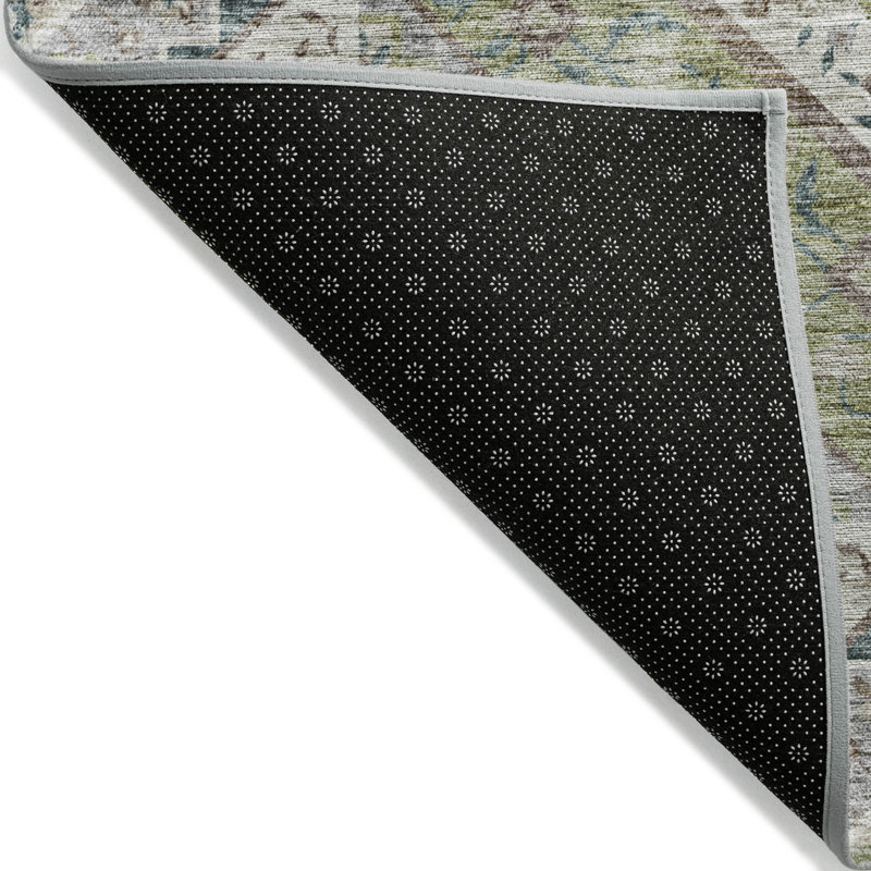 Machine Washable Indoor/Outdoor Husby ACN2195 Geometric Rug, Runner 2'3" x 7'6"