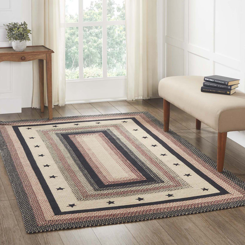 Privett Geometric Indoor Rug, Rectangle 5' x 8'
