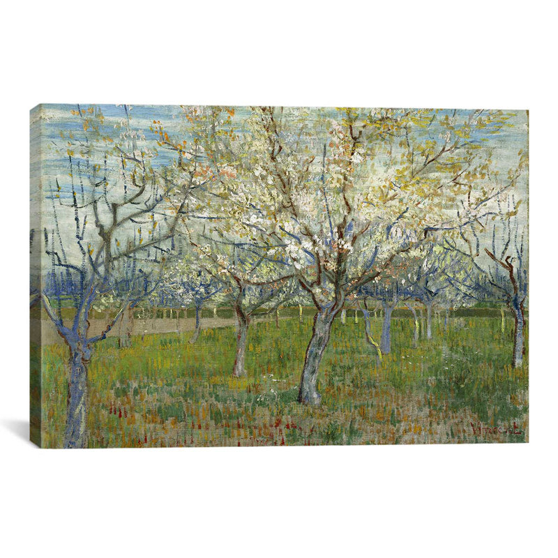 « the rose verger » par vincent van gogh, reproduction d’art sur toile tendue, H 12 po x l 18 po x P 1,5 po, Toile tendue