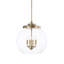 Lustre sphérique spectaculaire et unique à 4 lumières Mid-Century-1356410887