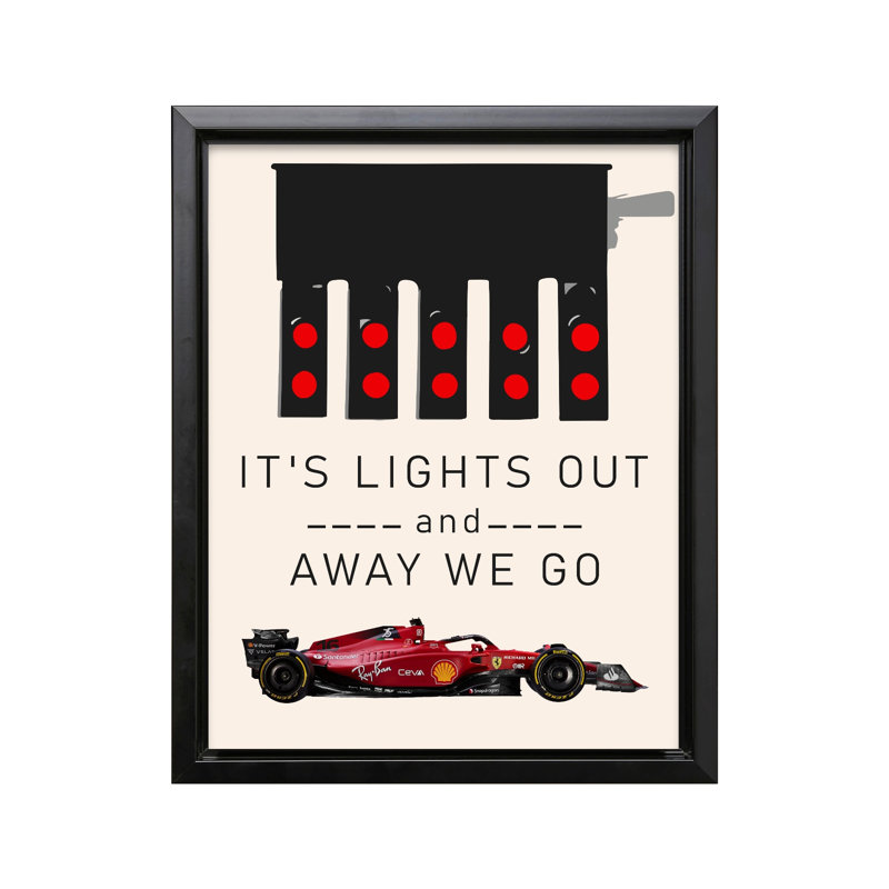 It's Lights Out, Black Framed, Canvas, 24"H x 32"W