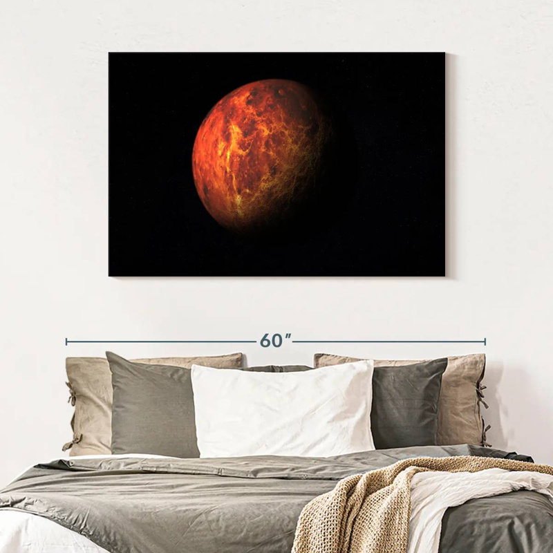 Oberle Planet Mars, 32" H x 48" W