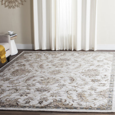 Davila Oriental Handmade Tufted Grey Area Rug