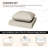 6" Outdoor Olefin Cushion Set, Water & UV Resistant Removable Cover, 2 Colors Available (4 PCS)-527067011-527067009