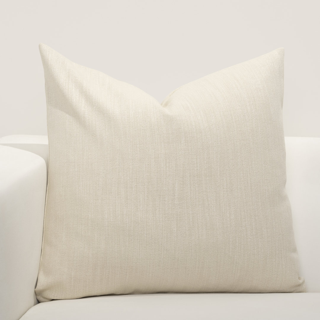 Lumiere Cream Lustrous Throw Pillow F. Scott Fitzgerald