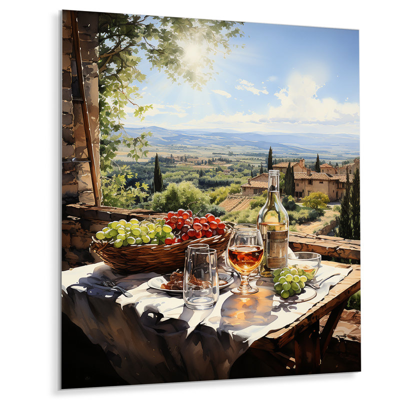 Vineyard Rendezvous In Rioja I - Farmhouse, H 20 po x l 12 po
