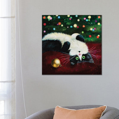 Baubles 1 Piece Wrapped Canvas Wall Art