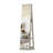 Freestanding 360°Swivel Jewelry Cabinet with Full Length Mirror
