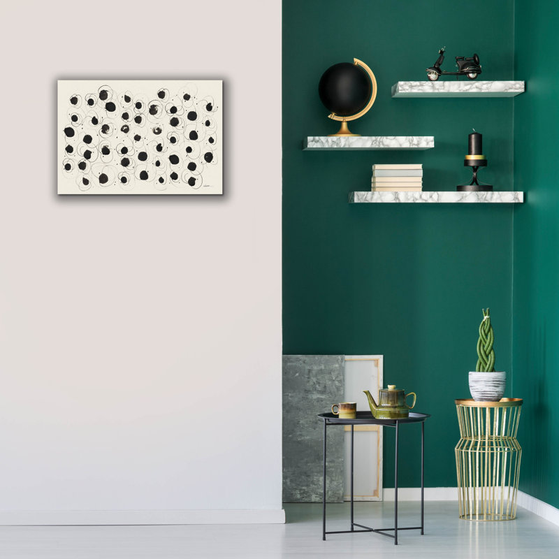 «Round Seven Deluxe» par Shirley Novak, art mural sur toile, H 18 po x l 26 po x P 0,75 po
