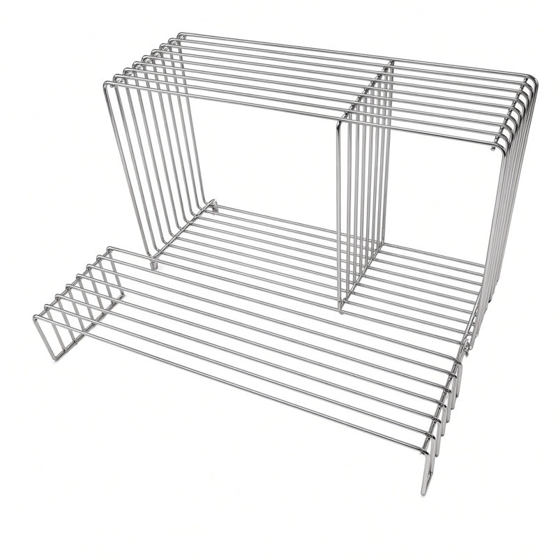 2-Piece Metal Desktop Organizer Rack