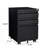 3-Drawer Mobile Filing Cabinet With Lock, Office Storage Filing Cabinet, Living Room Cabinet-1823935188